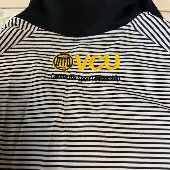 Nike VCU logo women’s polo black and white size Med short sleeve - Picture 3 of 10